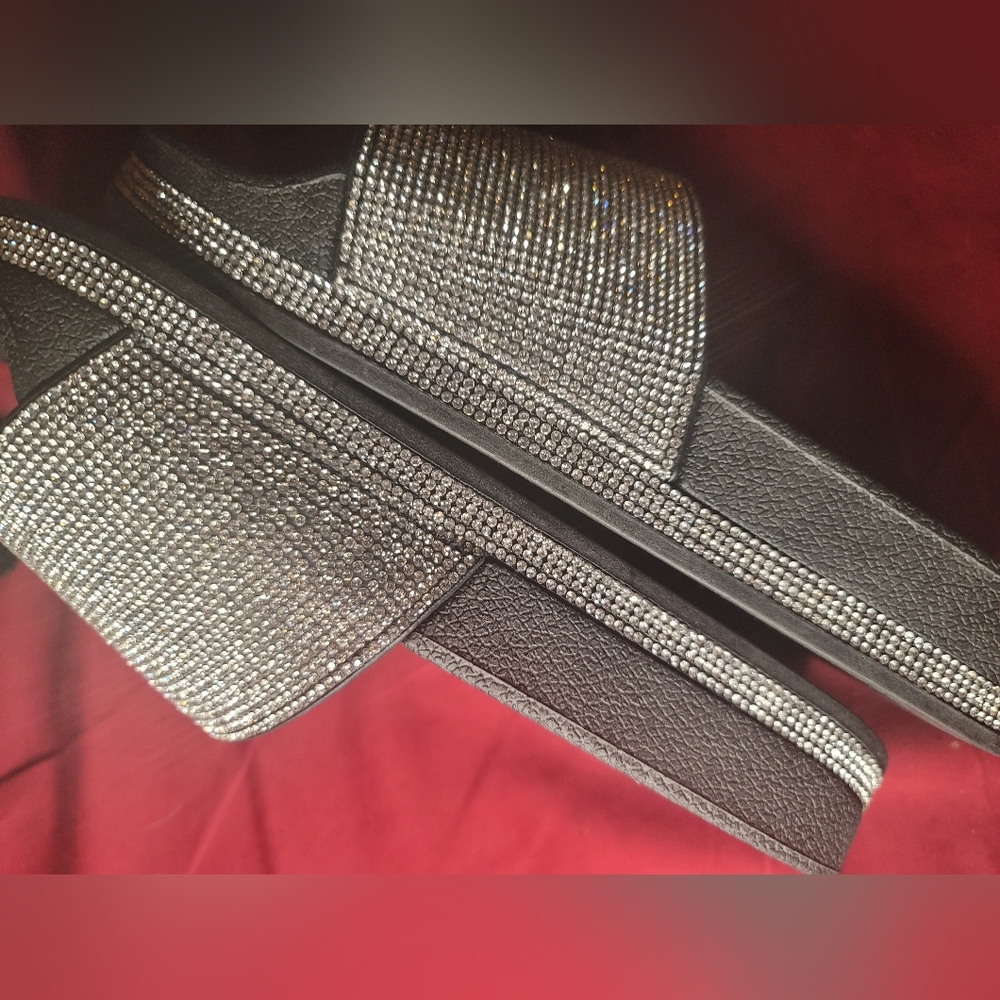 NWT BLING BLING WOMENS SLIDES SIZE 8.5 - Picture 7 of 10